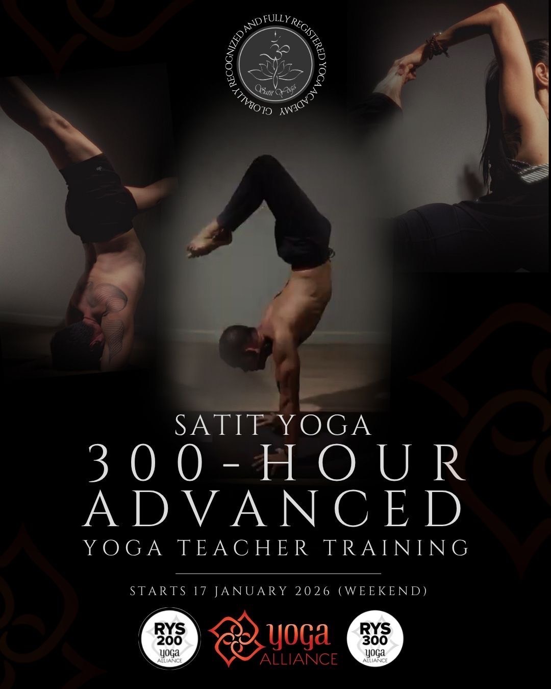 300 hr.Advanced Yoga Teacher Training Course by Satit Yoga  - ยกระดับการฝึกโยคะของคุณขึ้นไปอีกขั้น